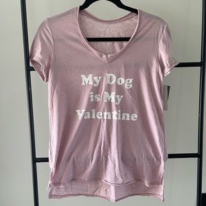 “My Dog is my Valentine” Tee